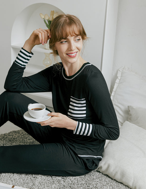 Ekouaer Ekouaer Classic Pajamas Set (US Only)