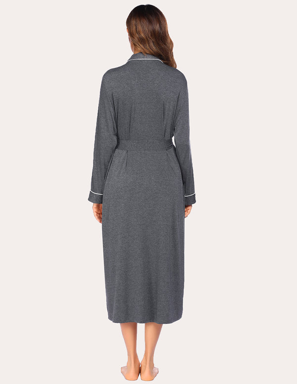 Ekouaer Ekouaer Classic Robes With Belt (US Only)