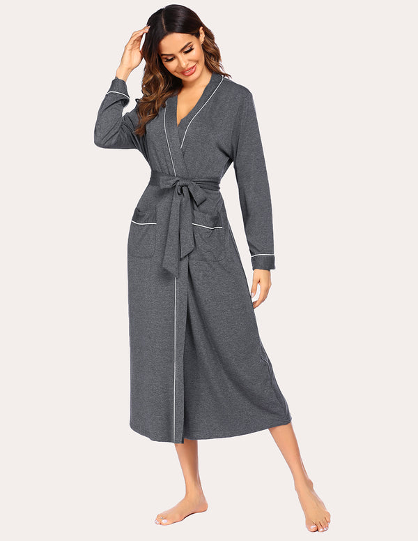 ekouaer Ekouaer Classic Robes with Belt (US Only)
