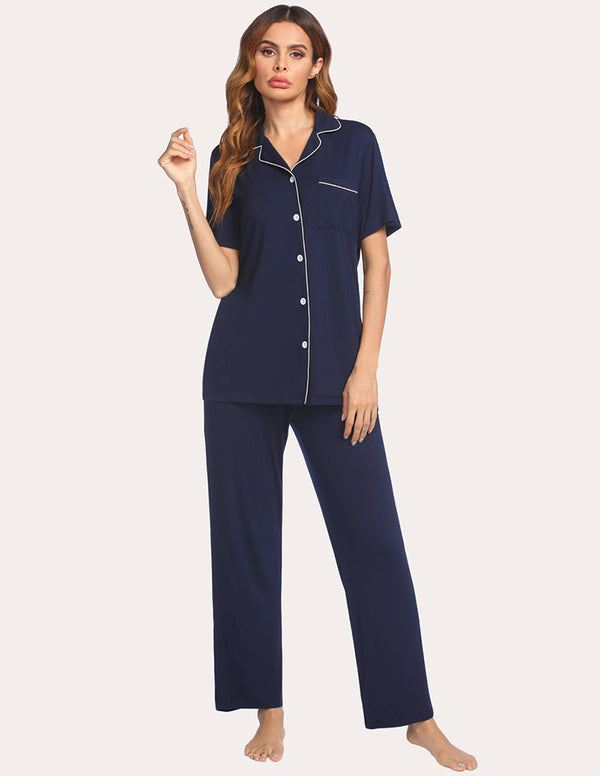 Ekouaer Ekouaer Cool Claasic Pajamas Set (US Only)