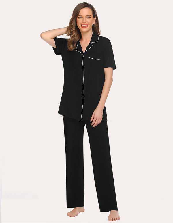 ekouaer Ekouaer Cool Claasic Pajamas Set (US Only)