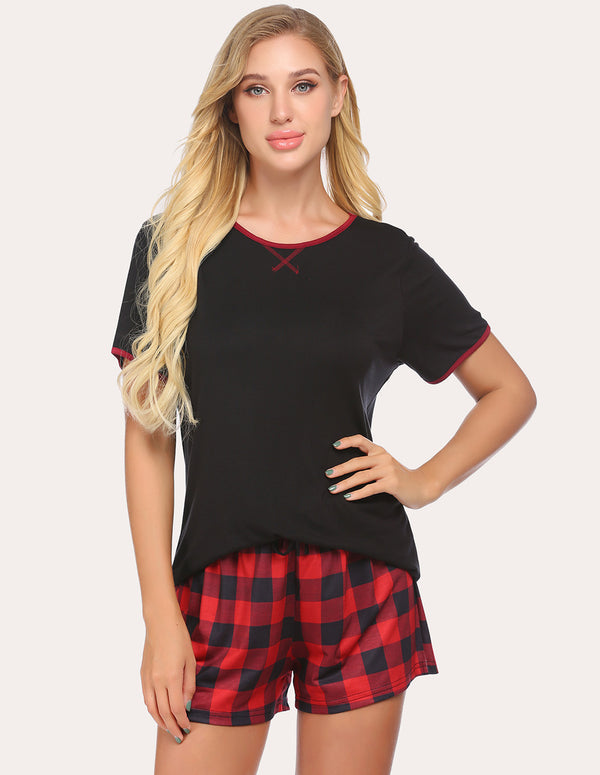 Ekouaer Ekouaer Cool Top+Shorts Pajama Set (US Only)