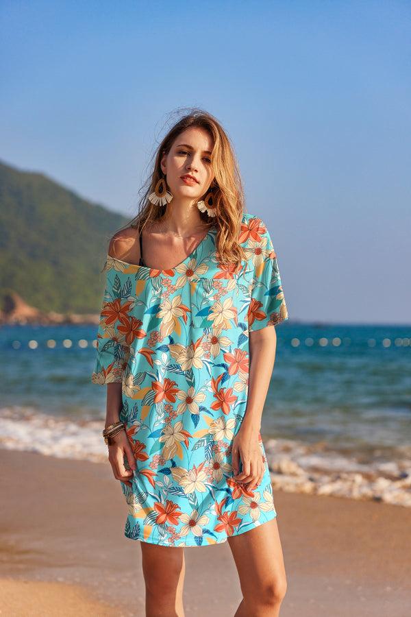 Ekouaer Ekouaer Cotton V-Neck Nightgown (US Only)