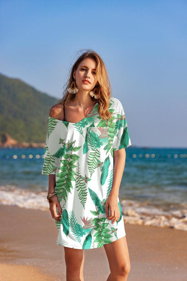 Ekouaer Ekouaer Cotton V-Neck Nightgown (US Only)