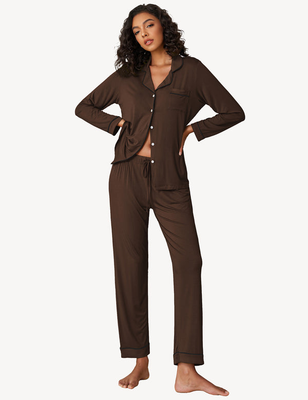 Ekouaer Ekouaer Cozy 2 Piece Pajama Set (US Only)
