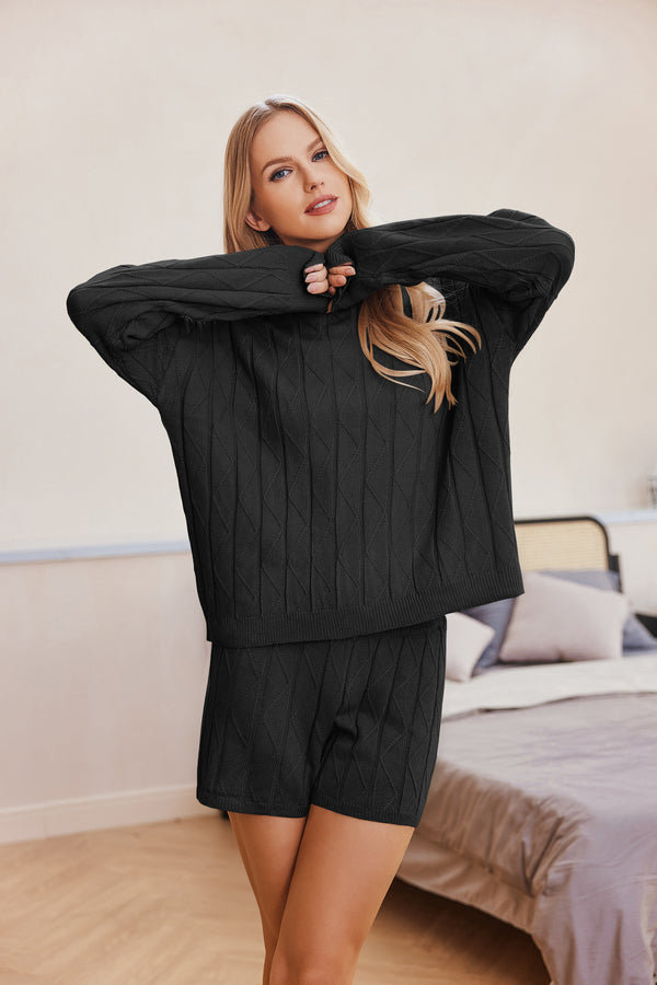 Ekouaer Ekouaer Cozy Knit Sweatsuit Sets (US Only)