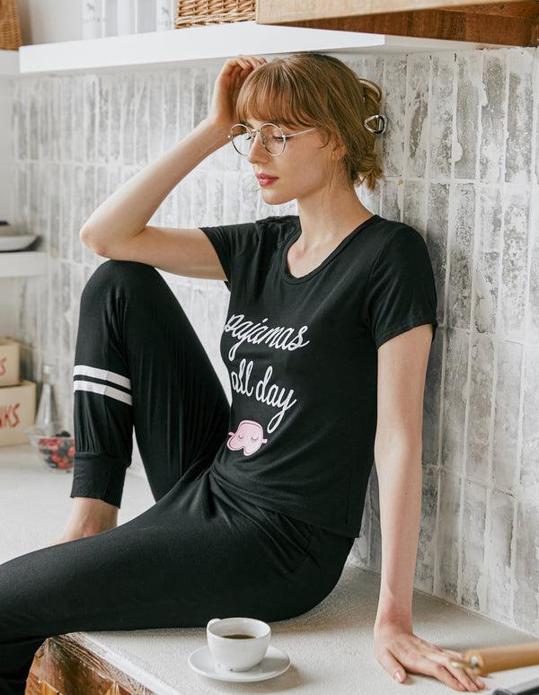 Ekouaer Ekouaer Cute Printed Pajamas Set (US Only)