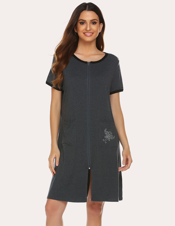 ekouaer Ekouaer Fashion Cotton Robes (US Only)