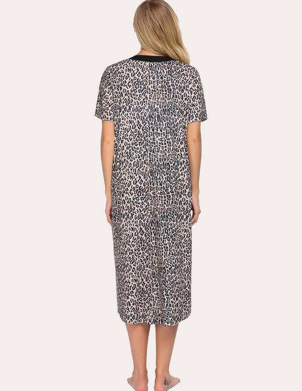 Ekouaer Ekouaer Fashion Striped Nightdress (US Only)