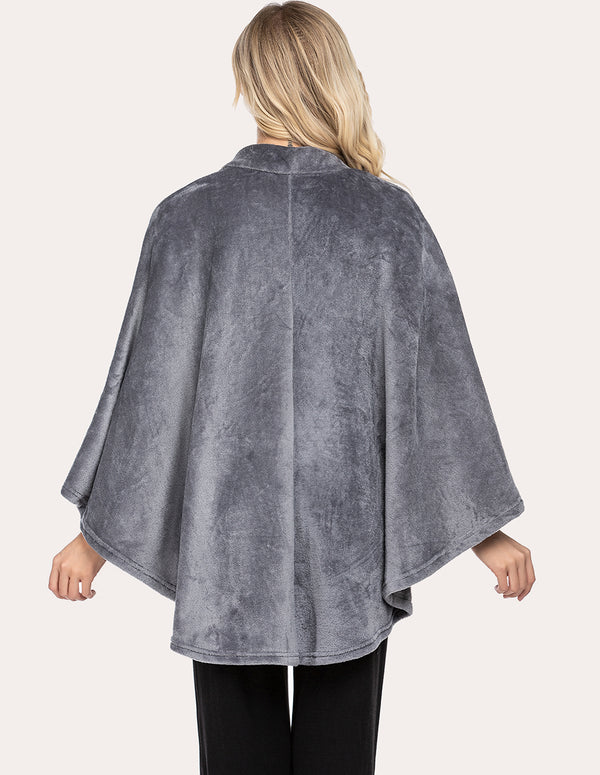 Ekouaer Ekouaer Flannel Shawl Ponchos (US Only)