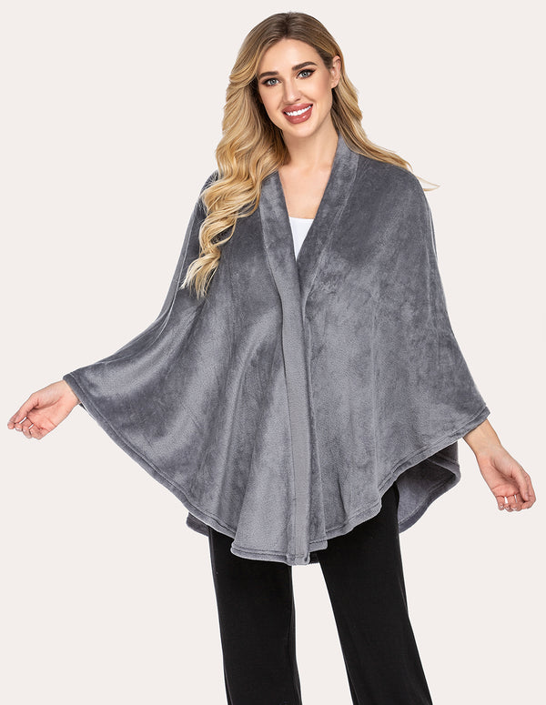 Ekouaer Ekouaer Flannel Shawl Ponchos (US Only)