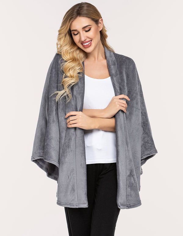 ekouaer Ekouaer Flannel Shawl Ponchos (US Only)