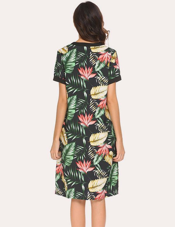 Ekouaer Ekouaer Floral Long Robe (US Only)