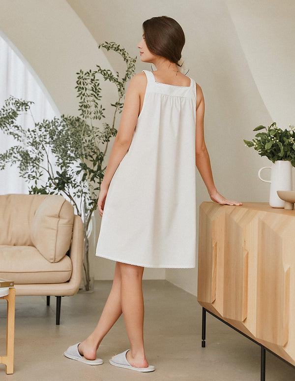 Ekouaer Ekouaer Lace Brim Nightdress (US Only)