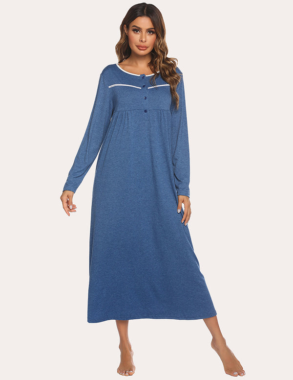 ekouaer Ekouaer Loose Nightdress Sleepwear (US Only)