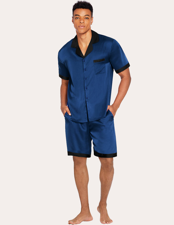 Ekouaer Ekouaer Men Satin Silk Pajamas Set (US Only)