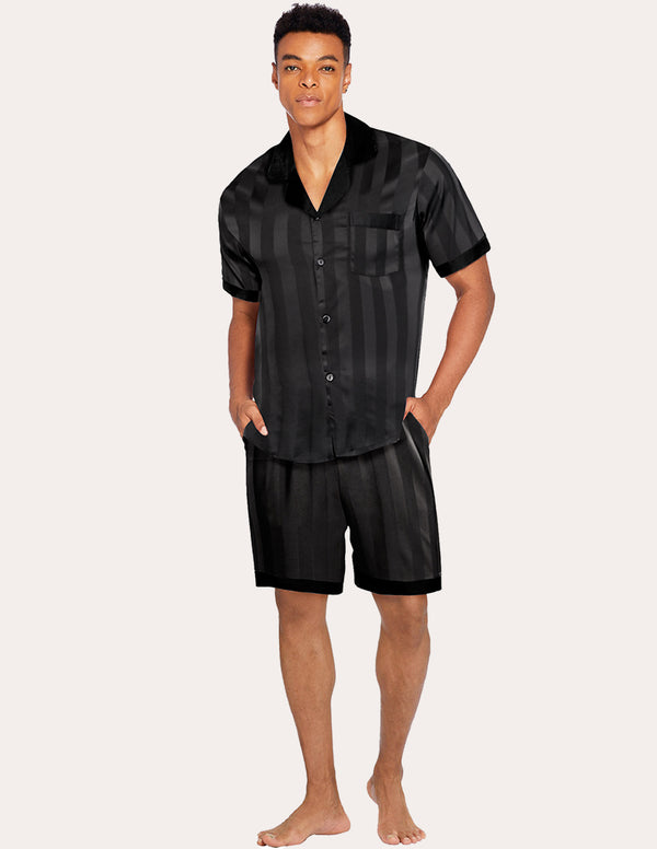 Ekouaer Ekouaer Men Satin Silk Pajamas Set (US Only)