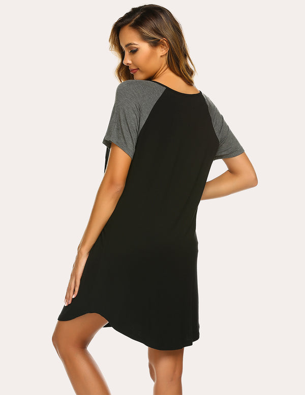 Ekouaer Ekouaer Raglan Sleeves Nightgown (US Only)