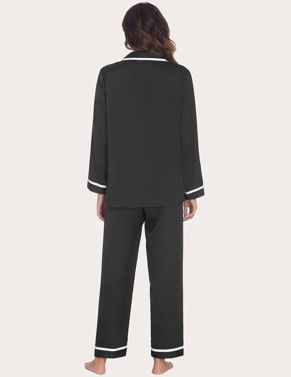 Ekouaer Ekouaer Satin Silk Pajama Set (US Only)