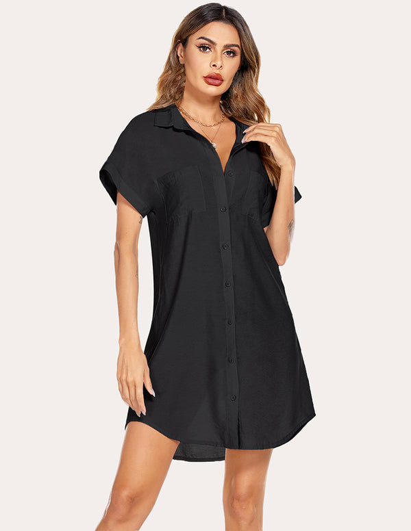 Ekouaer Ekouaer Shirt Dress (US Only)