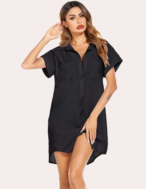 ekouaer Ekouaer Shirt Dress (US Only)