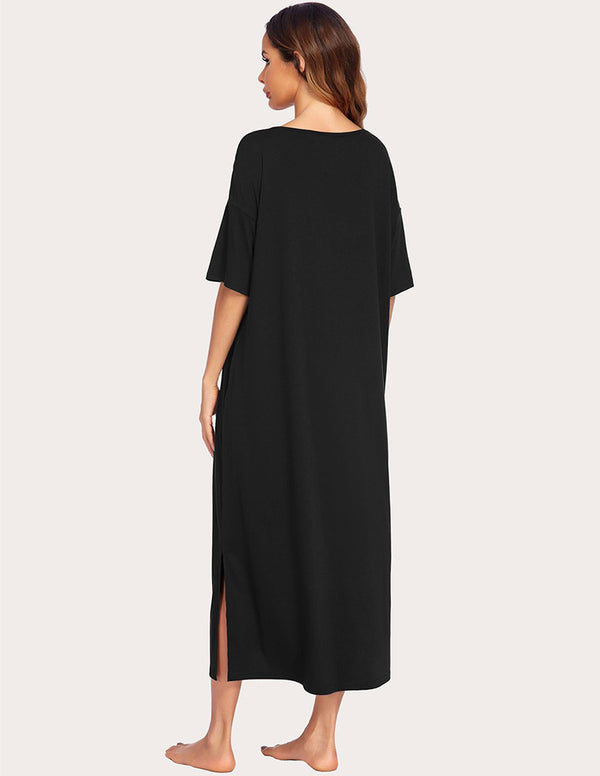 Ekouaer Ekouaer Side Split House Dress (US Only)