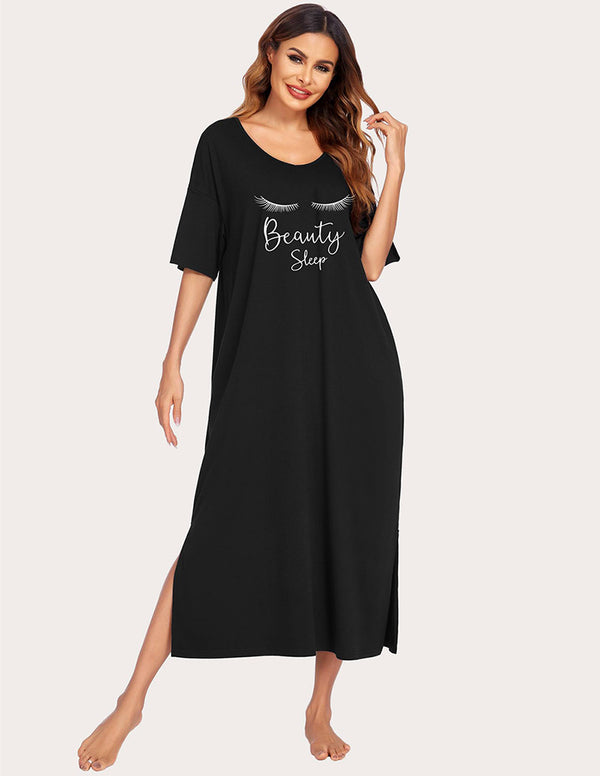 Ekouaer Ekouaer Side Split House Dress (US Only)