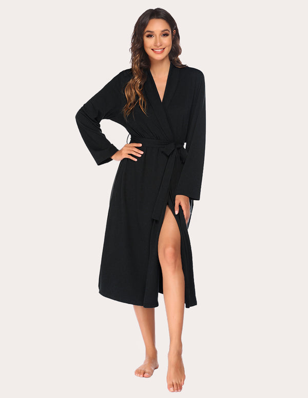 Ekouaer Ekouaer Soft Knit Kimono Bathrobe (US Only)