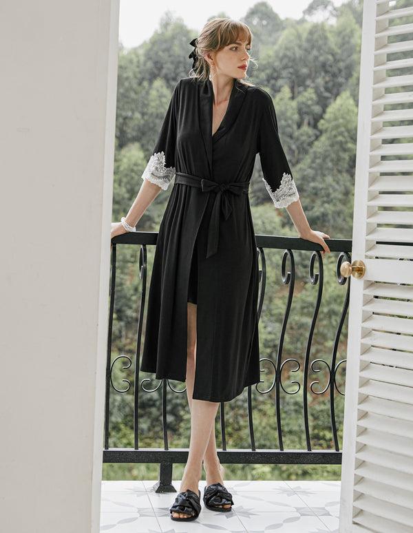 ekouaer Ekouaer Soft Knit Robe (US Only)