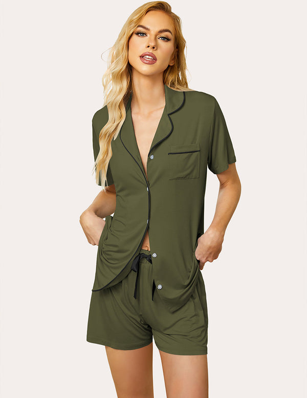 Ekouaer Ekouaer Soft Pajamas Shorts Set (US Only)