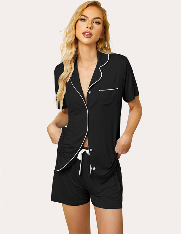 Ekouaer Ekouaer Soft Pajamas Shorts Set (US Only)