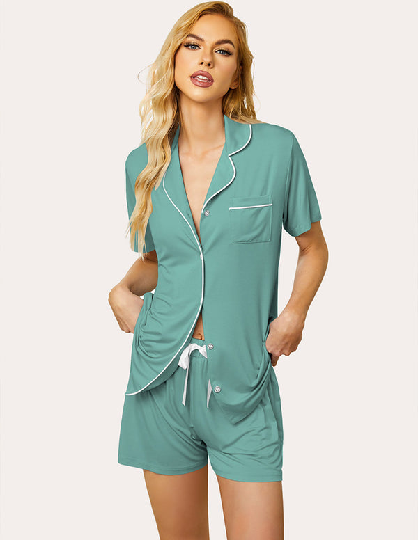 ekouaer Ekouaer Soft Pajamas Shorts Set (US Only)