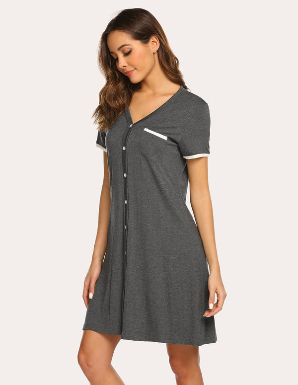 Ekouaer Ekouaer Soft Sleep Dress (US Only)