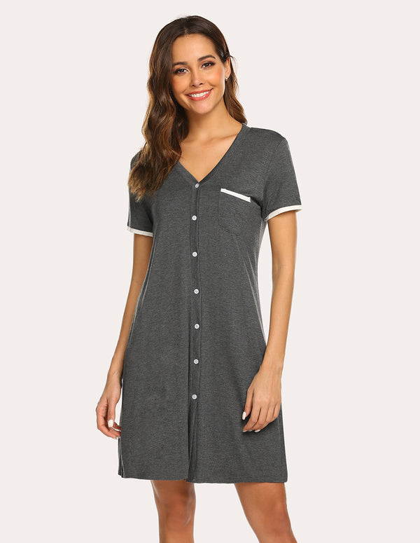 ekouaer Ekouaer Soft Sleep Dress (US Only)