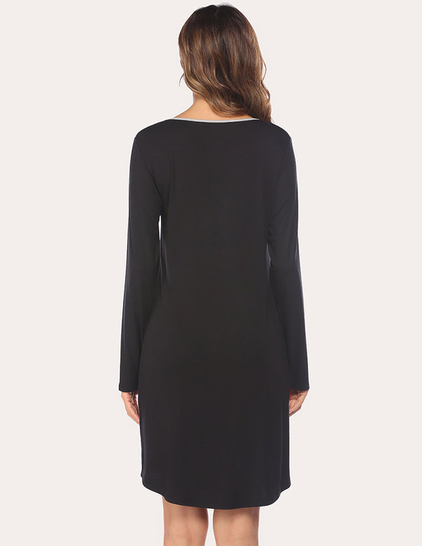 Ekouaer Ekouaer Striped Nightdress (US Only)