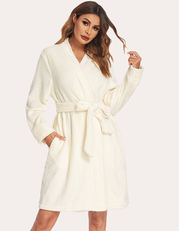 Ekouaer Ekouaer Suede Robe (US Only)