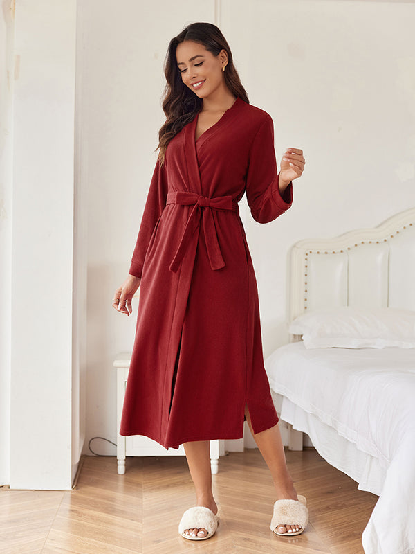 ekouaer Elegant Belted Kimono Robe(US Only)