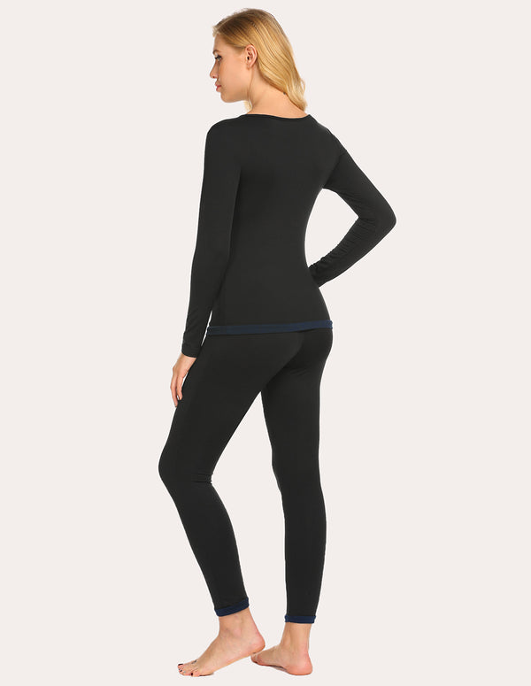 Ekouaer Ekouaer Fleece Lined Winter Thermal Sleepwear (US Only)