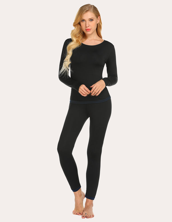 ekouaer Ekouaer Fleece Lined Winter Thermal Sleepwear (US Only)