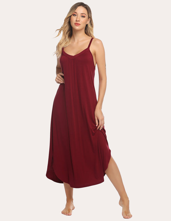 Ekouaer Ekouaer Full Slips Sling Nightdress (US Only)