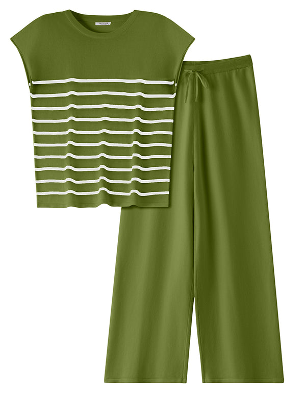 Ekouaer Knit 2-Piece Lounge Set (US Only)