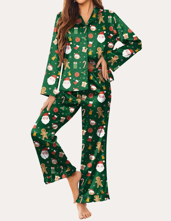 Ekouaer Luxe Silk Satin Pajama Sets (US Only)