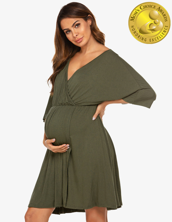 ekouaer Ekouaer Maternity Dress Nursing Nightgown (US Only)