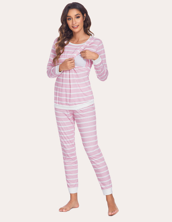 Ekouaer Ekouaer Materntiy Nursing Pajamas Set (US Only)