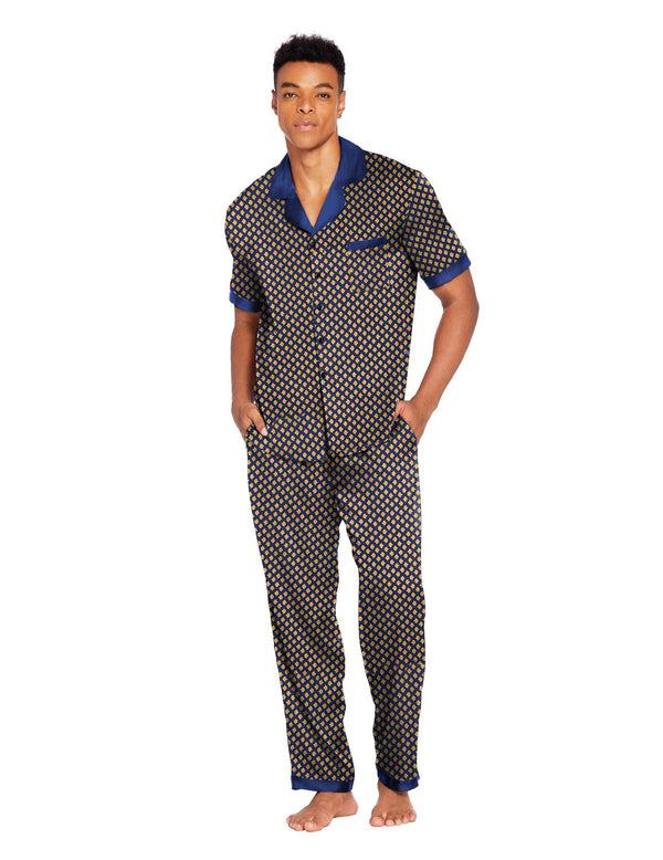 Ekouaer Ekouaer Men Classic Satin Pajamas Set (US Only)