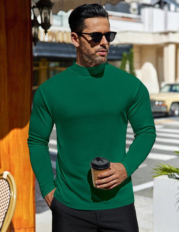 Ekouaer Ekouaer Men Mock Turtleneck Pullover Undershirt (US Only)