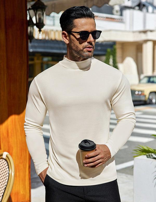 ekouaer Ekouaer Men Mock Turtleneck Pullover Undershirt (US Only)