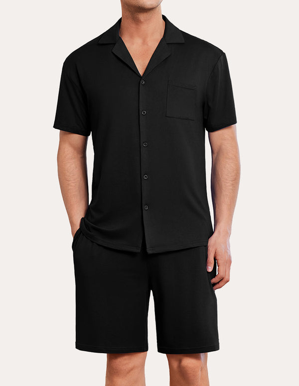 Ekouaer Mens Summer Basic Pajamas Set (US Only)