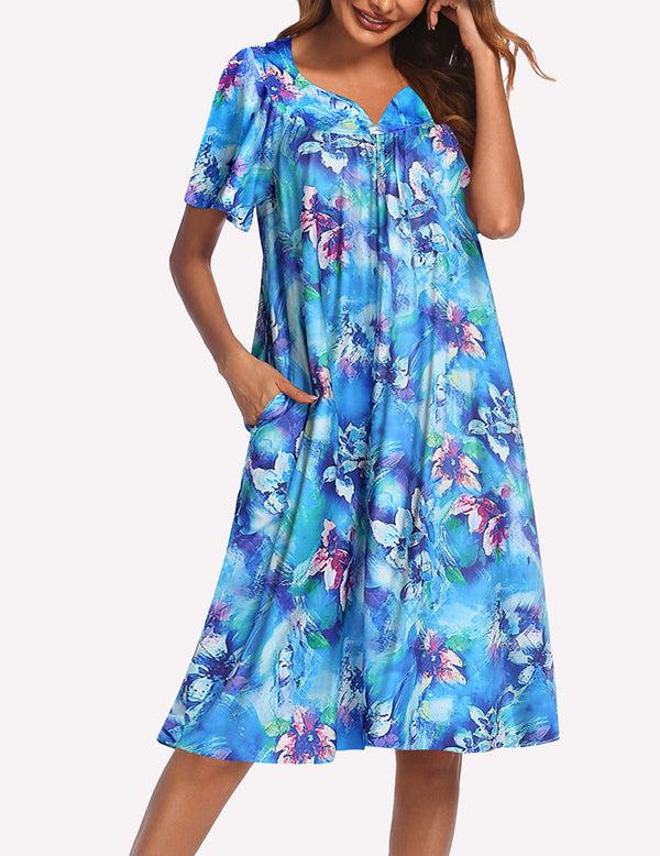 ekouaer Ekouaer Short Sleeve Lounger Nightgown (US Only)