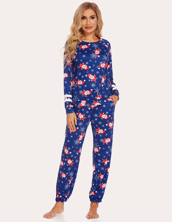 ekouaer Ekouaer Striped Long Sleeve Parent-Child Pajamas Set (US Only)